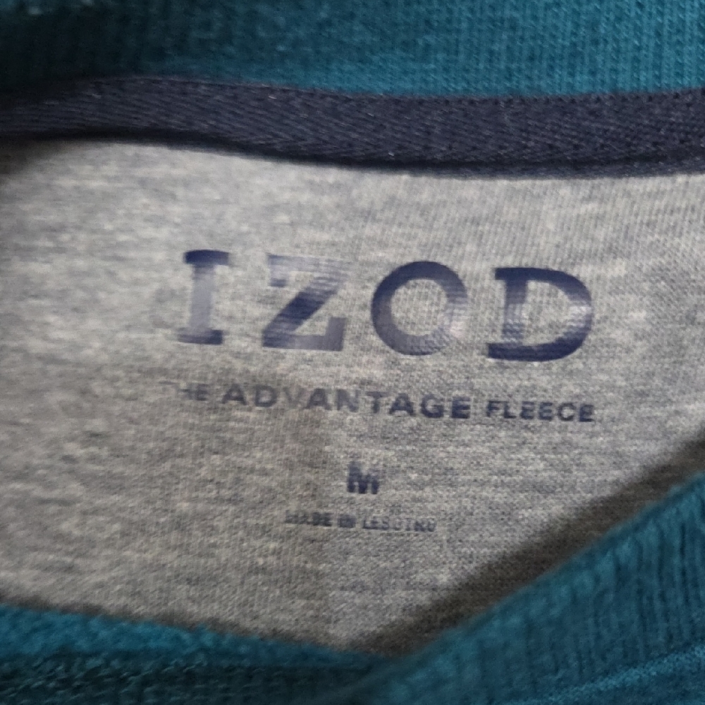 Izod Men's Blue Crewneck Sweater - Picture 3 of 4